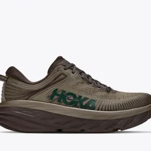 HOKA Bondi 7 Antique Olive Cast Iron