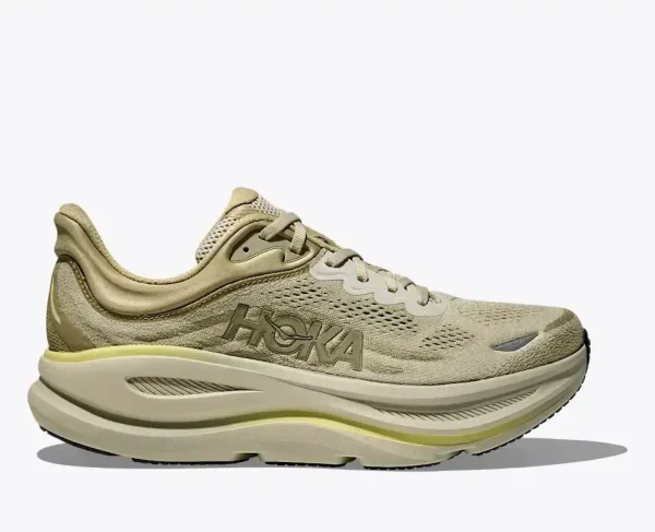 HOKA Bondi 9 Grassland Oyster Mushroom