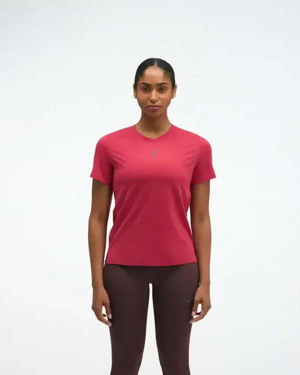 HOKA EveryRun Short Sleeve Red Agate (Women's)