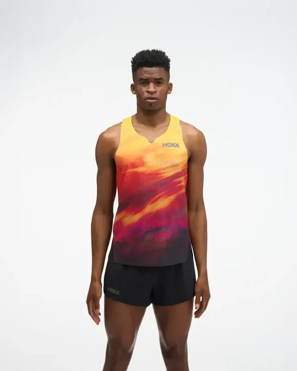HOKA Race Day Singlet Hoka Citrus Prt