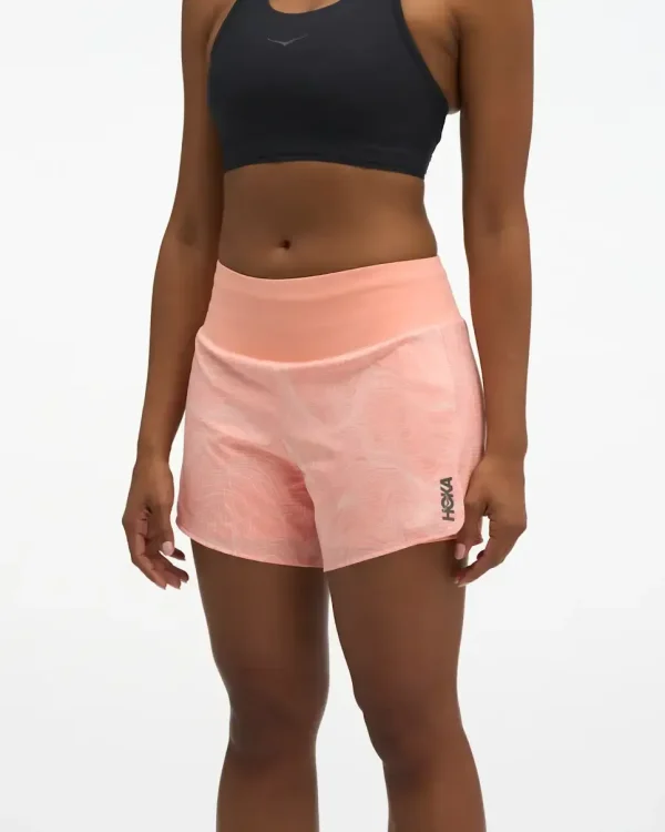 HOKA Glide Short MR 5” 2in1′ Sunstone Prt (Women's)
